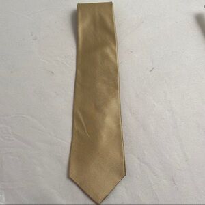 Peter Thomas for Superba vintage gold silk tie